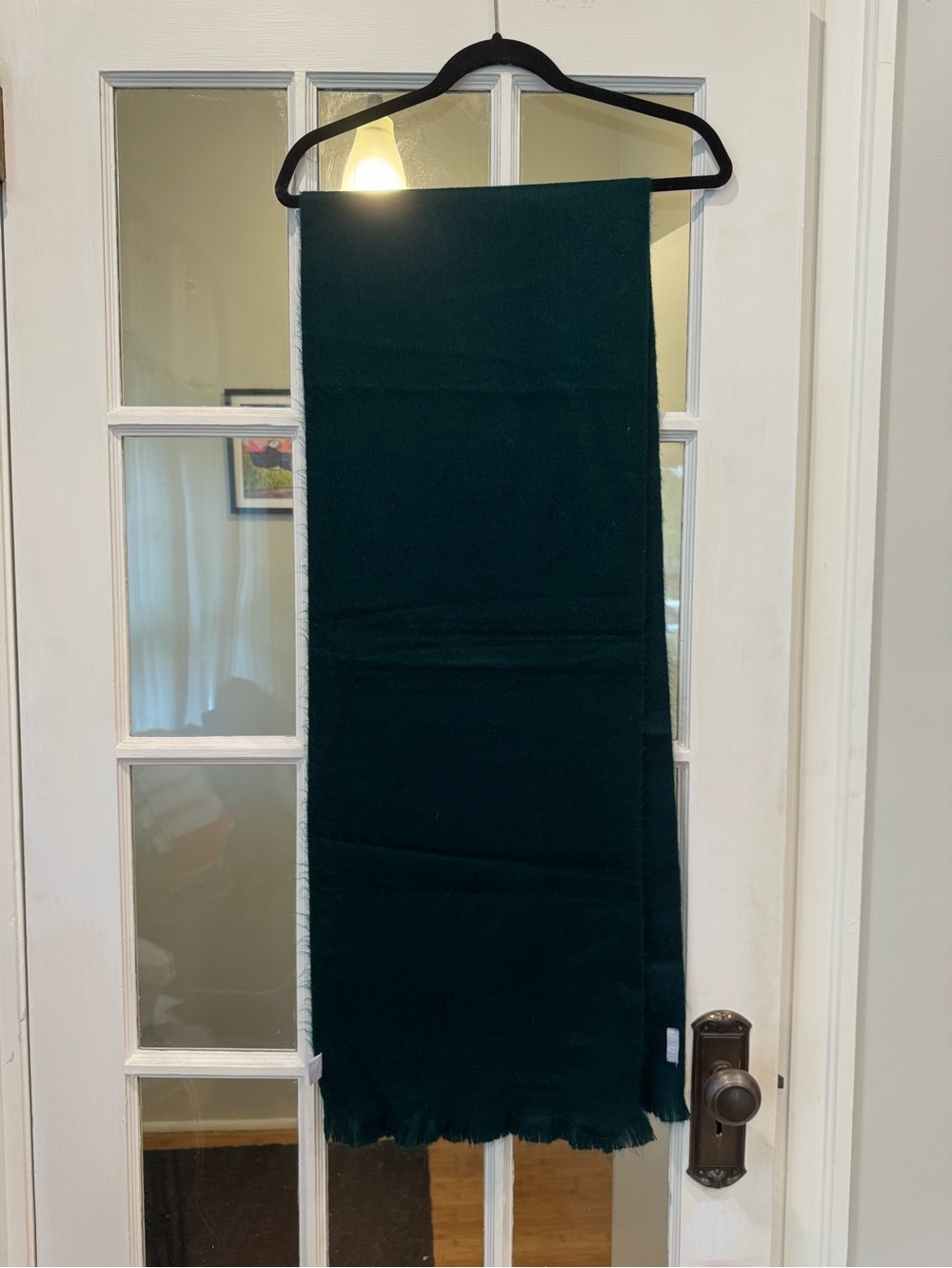 Pokoloko Emerald Llama Wool Blanket Scarf